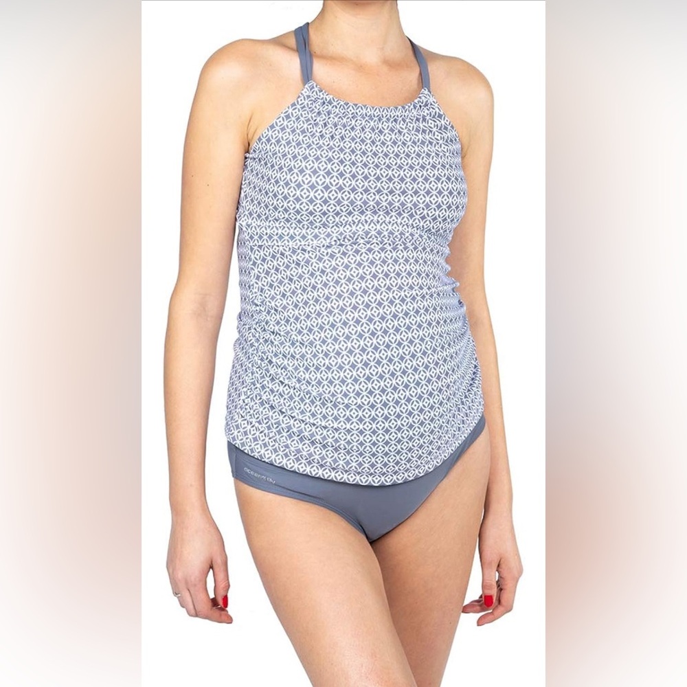 NWT Maternity Halter Tankini Top